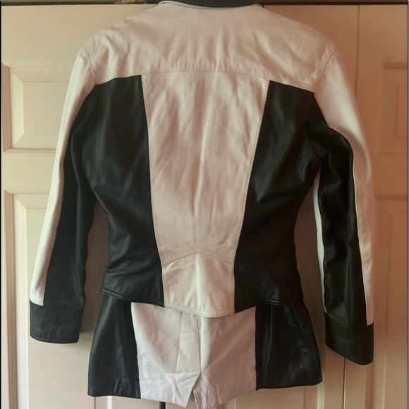 CLASSIC 2PIECE LEATHER SUIT - Picture 2 of 8